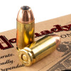 Close up of the 155gr on the 20 Rounds of 155gr JHP .40 S&W Ammo by Hornady