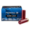 Close up of the 1 ounce on the 250 Rounds of 1 ounce #8 shot 12ga Ammo by Federal Game-Shok