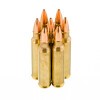View of Hornady 5.56x45 ammo rounds
