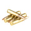 Close up of the 55gr on the 20 Rounds of 55gr FMJ M193 5.56x45 Ammo by Hornady
