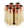 Close up of the 180gr on the 50 Rounds of 180gr JHP .40 S&W Ammo by Remington HTP