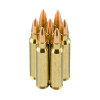 Close up of the 55gr on the 20 Rounds of 55gr FMJ .223 Ammo by Patriot Sports