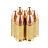 Close up of the 124gr on the 50 Rounds of 124gr FMJ 9mm NATO Ammo by Magtech