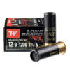 View of Winchester 12ga ammo rounds