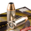 Close up of the 90gr on the 200 Rounds of 90gr Hyrda-Shok JHP .380 ACP Ammo by Federal Premium Low Recoil