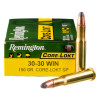 View of Remington 30-30 Win ammo rounds