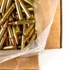 Close up of the 55gr on the 1000 Rounds of 55gr FMJ .223 Ammo by Remington