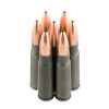 Close up of the 124gr on the 1000 Rounds of 124gr HP 7.62x39mm Ammo by Wolf