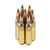 Close up of the 62gr on the 840 Rounds of 62gr FMJ M855 5.56x45 Ammo by PMC in Bandolier in Ammo Can