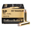 View of Sellier & Bellot .357 Mag ammo rounds