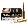 View of Sellier & Bellot 6.5mm Creedmoor ammo rounds