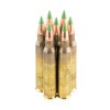 Close up of the 62gr on the 600 Rounds of 62gr FMJ 5.56x45 Ammo by Federal American Eagle in Field Box