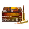 View of Federal .224 Valk ammo rounds