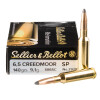 Close up of the 140gr on the 500 Rounds of 140gr SP 6.5 Creedmoor Ammo by Sellier & Bellot