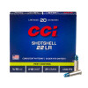 Close up of the 31gr on the 20 Rounds of 31gr #12 Shotshell .22 LR Ammo by CCI