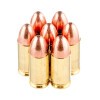 Close up of the 115gr on the 250 Rounds of 115gr MC 9mm Ammo by Remington