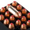 Close up of the 185gr on the 20 Rounds of 185gr JHP .45 ACP +P Ammo by Hornady