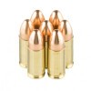 Close up of the 124gr on the 50 Rounds of 124gr FMC 9mm Ammo by Magtech