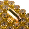 View of Blazer Brass .45 ACP ammo rounds