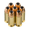 View of Blazer Brass .45 ACP ammo rounds