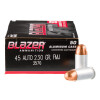 Image of 1000 Rounds of 230gr FMJ .45 ACP Ammo by Blazer Aluminum
