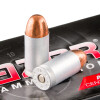 View of Blazer .45 ACP ammo rounds