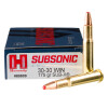 View of Hornady 30-30 Win ammo rounds