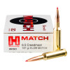 Image of 20 Rounds of 147gr ELD Match 6.5 Creedmoor Ammo by Hornady