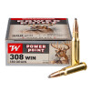 View of Winchester .308 Win ammo rounds