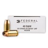 Image of 50 Rounds of 155gr JHP .40 S&W Ammo by Federal