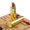 Close up of the 158gr on the 25 Rounds of 158gr JHP .38 Spl Ammo by Hornady Custom