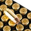 View of Fiocchi .380 ACP ammo rounds