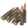 Close up of the 174gr on the 20 Rounds of 174gr FMJ 7.62x54r Ammo by Brown Bear