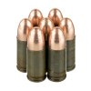 Close up of the 115gr on the 500 Rounds of 115gr FMJ 9mm Ammo by Barnaul