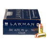 Image of 50 Rounds of 95gr TMJ .380 ACP Ammo by Speer