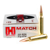 View of Hornady .223 ammo rounds