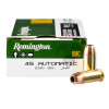 View of Remington .45 ACP ammo rounds