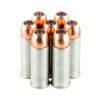 View of Blazer .44 S&W Spl ammo rounds