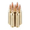 Close up of the 55gr on the 20 Rounds of 55gr SP .22-250 Rem Ammo by Federal Fusion