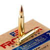 View of Hornady 5.56x45 ammo rounds