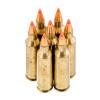View of Hornady .22-250 Rem ammo rounds