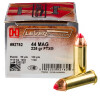 View of Hornady .44 Mag ammo rounds