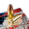 Close up of the 115gr on the 25 Rounds of 115gr JHP 9mm Ammo by Hornady American Gunner