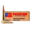 View of Hornady .300 AAC Blackout ammo rounds