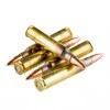 Close up of the 55gr on the 500 Rounds of 55gr FMJBT 5.56x45 Ammo by Federal American Eagle