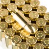 Close up of the 115gr on the 1000 Rounds of 115gr FMJ 9mm Ammo by Venatum