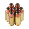 View of Remington .40 S&W ammo rounds