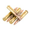 Close up of the 55gr on the 20 Rounds of 55gr FMJ M193 5.56x45 Ammo by Winchester
