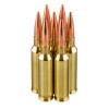 View of Barnes 6.5mm Creedmoor ammo rounds