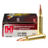 View of Hornady .223 ammo rounds